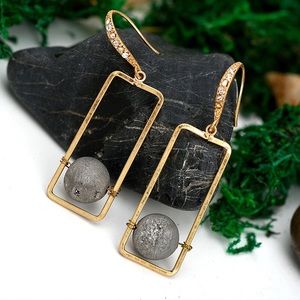 Minimalist Statement geometric earrings